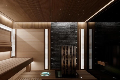 Дизайн-проект визуализации бани, сауны
