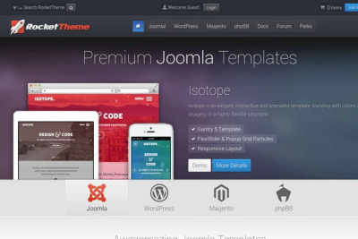 Премиум шаблоны от RocketTheme (Joomla)