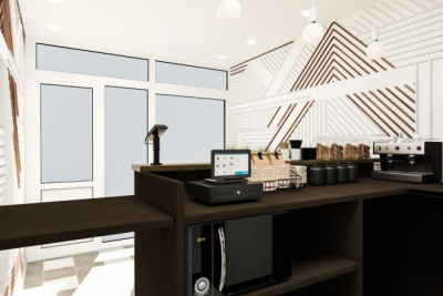 Дизайн интерьера кафе